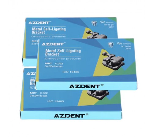 Металеві самолігуючі брекети Azdent