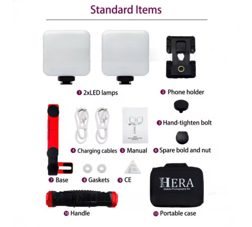 LED-набір для дентальної фотозйомки (Dual Light)